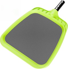 Pool Skimmer Net Professional Heavy Duty Reinforced Frame Nylon Flat Leaf Rake