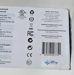 Pool Blaster Aqua Broom TURBO Rechargeable Pool & Hot Tub Cordless Vacuum Opnbox