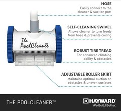 Hayward W3PVS20JST Poolvergnuegen Suction Pool Cleaner for In-Ground Pools up…