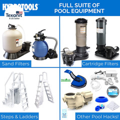 HYDROTOOLS Manual Pool Vacuum Head Attachment for Inground & above Ground Pools