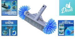 Easy-Clean Hydrotools Pool Brush Head – 12.5-Inch for Inground & Above Ground