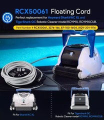 RCX50061 Floating Power Cord Assembly for Hayward SharkVAC XL/TigerShark/Plus/QC