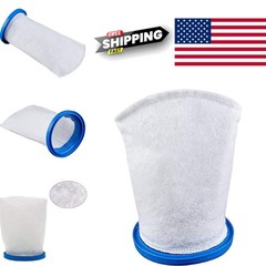 Multilayer Filter Bag for Pool Vacuums 4.25 x 2 x 1.5 Inches Nylon Material