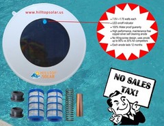 Solar Pool Ionizer | Self cleaning anode | 100% water proof | 7.0V – 1.75 watts