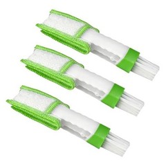3PCS Mini Duster for Car Air Vent, 3 Arms Automotive Air Conditioner Cleaning