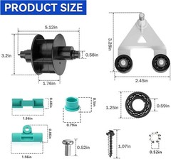 Pool Cleaner Pod Swing & Turbine Kit for Hayward Navigator Pool Vac Ultra