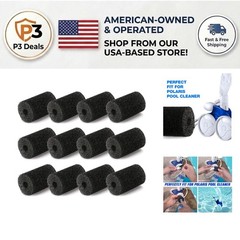 Economical 12-Pack Tail Scrubbers for Polaris Pool Cleaners – Easy Install