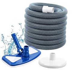3 Pcs Pool Cleaning Kit 11.8&Prime; Vacuum Head with Flexible Butterfly Vacuum