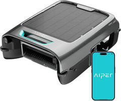 AIPER Surfer S2 Solar Powered Pool Surface Skimmer Robot with APP Support, 24/7