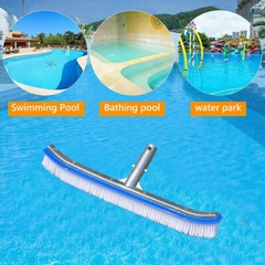 18&Prime; Lightweight Pool Brush – Reinforced Aluminum, Chlorine/Corrosion Resistant