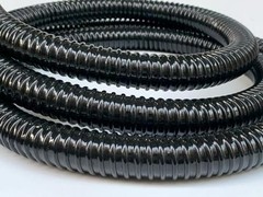 1 1/2 Inch Pond Sump Pump Discharge Hose Corrugated Water Hose Black PVC