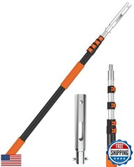 AgiiMan 3-12 FT Telescopic Pool Pole, Swimming Pool Pole with 4 Baffle Locks