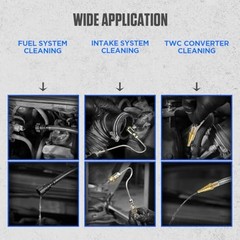 Fuel Injector Cleaner Kit, Automotive Fuel System Cleaning Kit, 1000ML Non