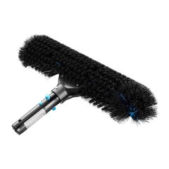 Pool Brush Head, 20 Inch Scrub Brushes with Nylon Bristles and Aluminum Pole Con