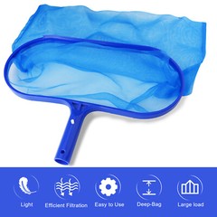 Swimming Pool Cleaning Net-Leaf Skimmer with Pole&Durable Mesh Bag for Debris Re