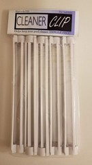 Zodiac Cleaner Clip (Pkg of 10 White Clips) Size 3/4 to 1 inch ONLY