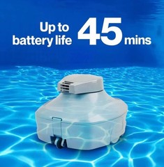 Core Innovations Robotic Pool Vacuum Cleaner CRPV750 Rechargeable 45Min 2x2L