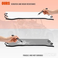 Clear Half Windshield Polycarbonate Compatible with Polaris 2008-2013 RZR 800