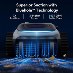 Bubot 700 Cordless Pool Vacuum for Inground & above Ground Pools, 210-Min Runtim