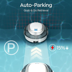 S2 Pool Vacuum Robot for above Ground Pools, Cordless Operation, 90-Min Runtime,