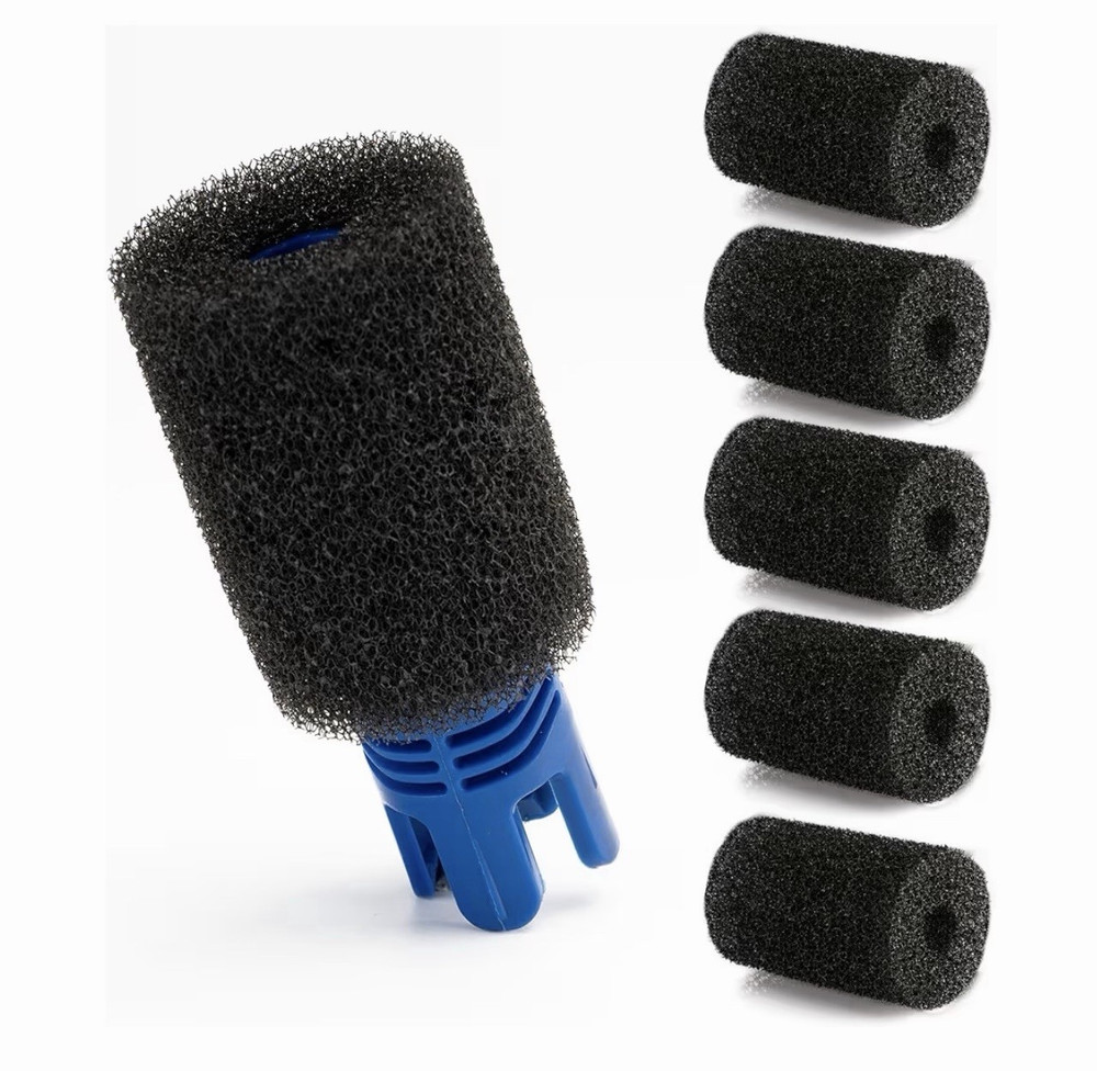 6-Pack Tail Sweep Scrubber for Polaris 280 360 380 480, Chlorine Resistant