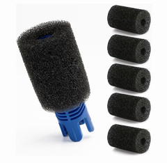 6-Pack Tail Sweep Scrubber for Polaris 280 360 380 480, Chlorine Resistant