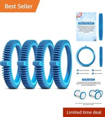 4-Pack Pool Cleaner Tires for Poolvergnuegen 896584000-143 | Guaranteed Fit
