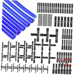 Vacuum Hose Automotive Kit High Performance Silicone Vacuums Hose Kit 6PCS 5FT