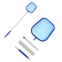 5-Section Pool Cleaning Net With Pole Shallow Skimmer
