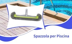 Replacement 45cm Pool Brush Easily Install Sturdy for