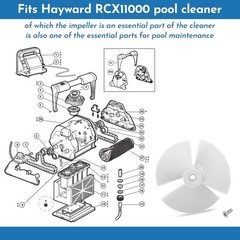 Essential Replacement Impeller for Hayward Pool Cleaners – Corrosion Resistant