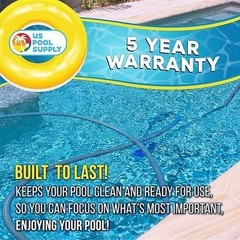 U.S. Pool Supply Pool Vacuum Hose 1-1/2&Prime; x 36&prime; Professional #R035
