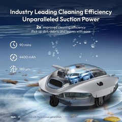 Bubot 300P Robotic Pool Cleaner, Cordless Pool Vacuum with Industry Leading S…