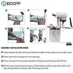 Electric Fuel Pump Module Assembly w/Sending Unit Replacement for 2012 E9094M