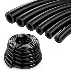 6.6 FT Vacuum Hose Automotive 1/8&Prime; 5/32&Prime; 3/16&Prime; 6.6FT-6Values(1/8&Prime;~3/8&Prime;) Black