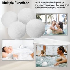 Scum Eliminating Ball Spa Skimmer Ball Special Sponge Material Long-term Use