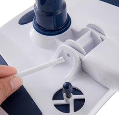 Cabezal de aspiradora manual lastrado para piscina, con cepillos laterales grand