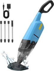 Cordless Pool Vacuum for Above Ground Pool Handheld Pool Cleaner Rechargeable