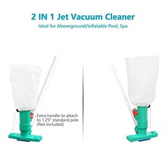 Upgrades Pool Spa Pond Mini Jet Vac Vacuum Cleaner Updated Pool Jet Vacuum