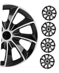 Snap On Hubcap Rim 16 inch Auto Tire Replacement Exterior Cap OEM 16in black