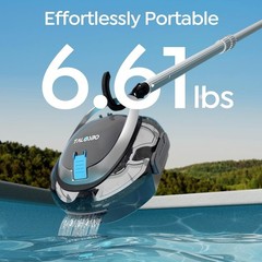 Effortless S2 Cordless Pool Cleaner – Durable & Battery Powered, 7.3 lbs
