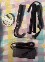 Bublue Robotic Pool Cleaner Gray Black with Accessories Power Cord Brush