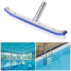 UNCO Aluminium Pool Brush Head – 17.3 in, Wall & Tile Brush, Large, Blue
