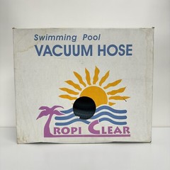 TropiClear 35&prime; Swimming Pool Vacuum Hose, 1 1/2&Prime; Diameter – Blue/Black
