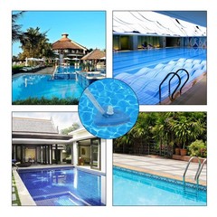 CREPRO Blue Vinyl Pool Vacuum Head