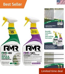 RMR Brands DIY Mold & Stain Remover Bundle, Complete Mold Killer & Mildew Pre…