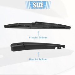 Rear Windshield Wiper Blade Arm Set Back Wiper Assembly Replacement Fit for