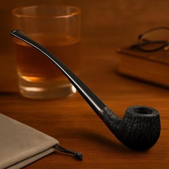 Joyoldelf Smoking Pipe Set, 27 Piece Heather Wood with 26-piece Acc
