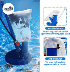 8PCS Pool Vacuum Replacement Mesh Bag – Mesh Bag for Pool Vacuum, Pool Vacuum Cl