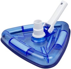 Pool Vacuum 11 Inch Translucent ABS with Vinyl Bumper for Pool Cleaning